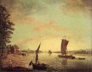 Scene on the Thames Francis Swaine